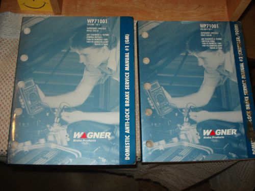 1987-1995 wagner anti-lock brakes service manual shop book car &amp; truck domestic