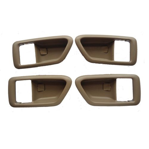 For 97-01 toyota camry inside left right side lh rh door handle beige cover 1set