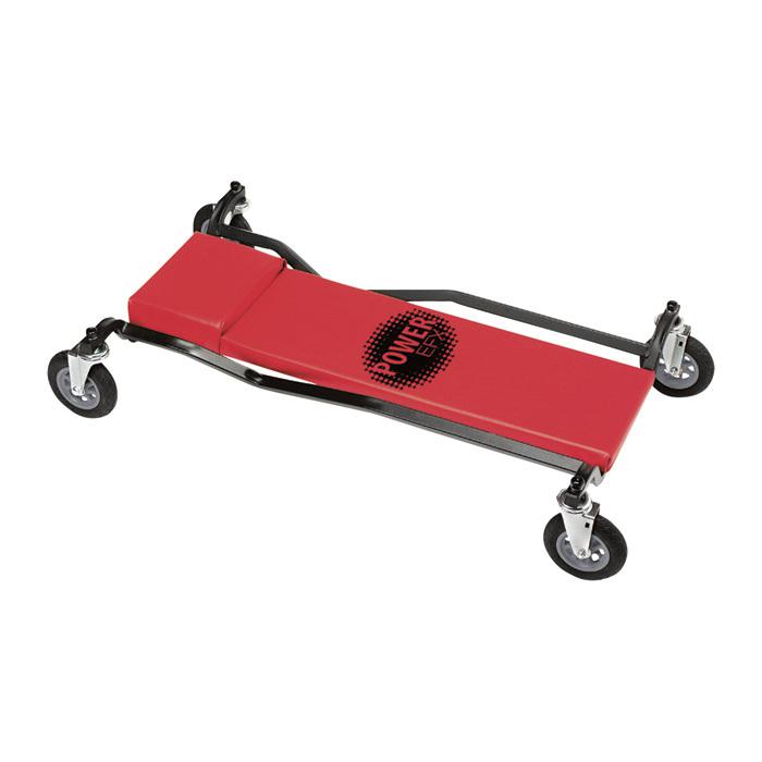 Whiteside padded creeper with no-matic wheels- 600-lb. capacity, model#mtlpneup