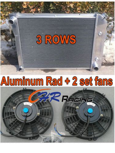 1979-1988 chevy monte carlo pro series aluminum radiator + 2*fans 80 81 82 83 84