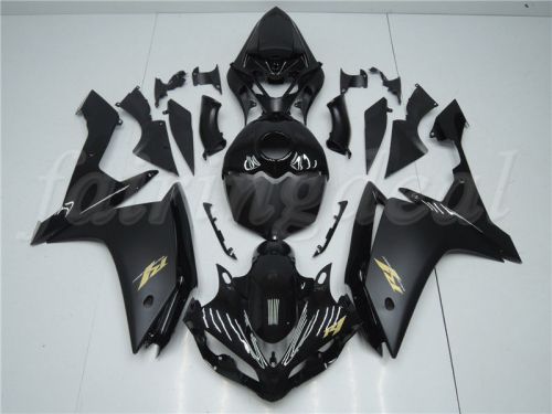 Black injection molding plastic kit fairing fit for yamaha 2007 2008 yzf r1 f15