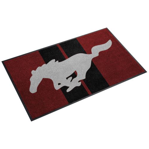 Gift house floor mat 19&#034;x30&#034; starter series running horse red