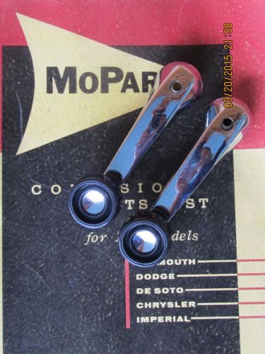 Nos mopar window crank pair fits 1979 80 81 82 83 magnum cordoba 3882765