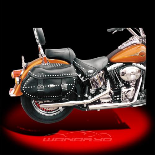 Cycle shack slip-on mufflers, tapered for 2000-2006 harley softail