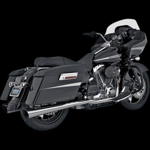 Vance & hines tapered slash-cut slip-on mufflers for 1995-2013 harley touring