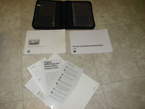 Bmw 528i 540i 1997 1998 1999 2000 2001 2002 2003 owners manual set complete