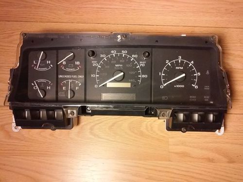 92 93 1992 1993 ford f150 250 f350 all gas v8 6 bronco instrument cluster tach