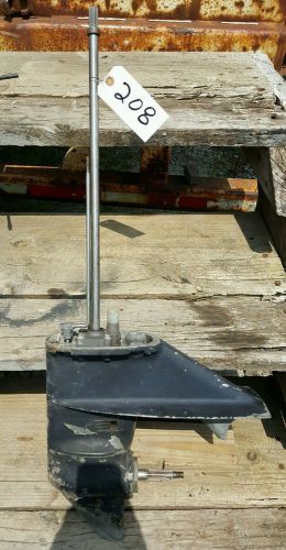 Evinrude johnson omc vintage lower unit, complete, 15&#034; shaft