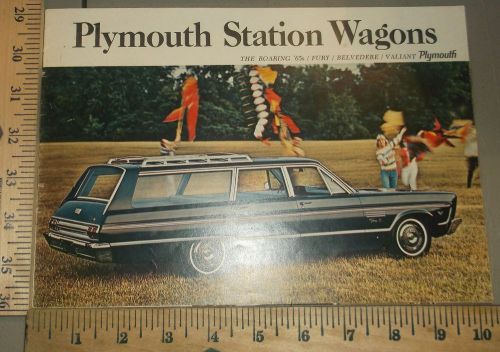 1965 plymouth station wagon brochure original