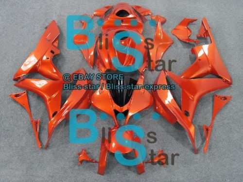 Red glossy injection fairing bodywork kit set honda cbr600rr 2007-2008 63 b6