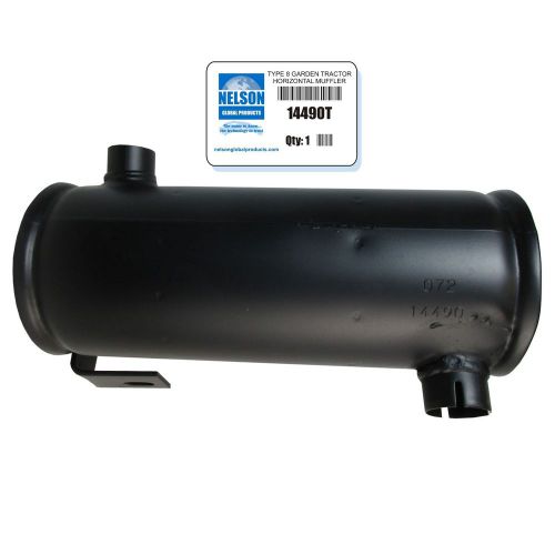 14490t type 8 garden tractor horizontal muffler by nelson global products