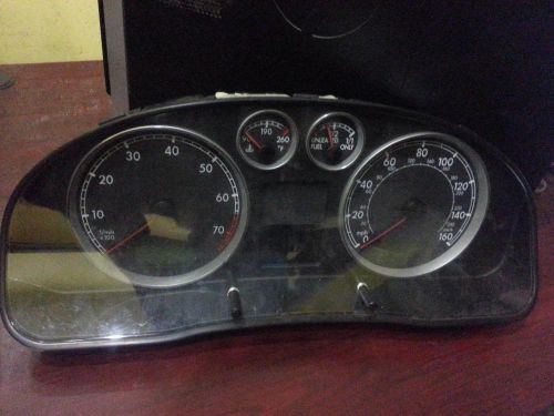 Volkswagen passat speedometer (cluster), 160 mph, w/plant code vin p (11th dig