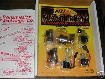 Master solenoid kit - gm/chevy 4t60e transaxle