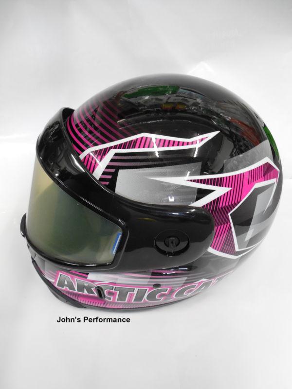 Arctic cat pink pfp snowmobile helmet s l 5232-351  5232-354