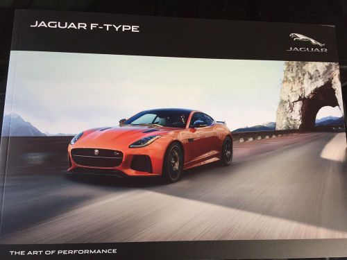 2017 jaguar f-type all new official deluxe sales brochure-120 pages