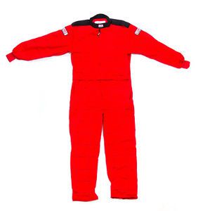 G-force red x-large single layer gf145 1 piece driving suit p/n 4145xlgrd