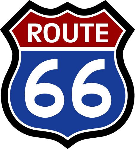 Prosticker 811.18 (one) 18&#034; route 66 decal sticker us highway sign rv camper