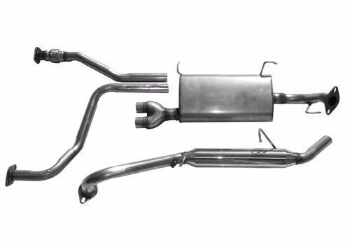 Pathfinder qx4 01 - 04 stainless steel cat back factory style quiet exhaust