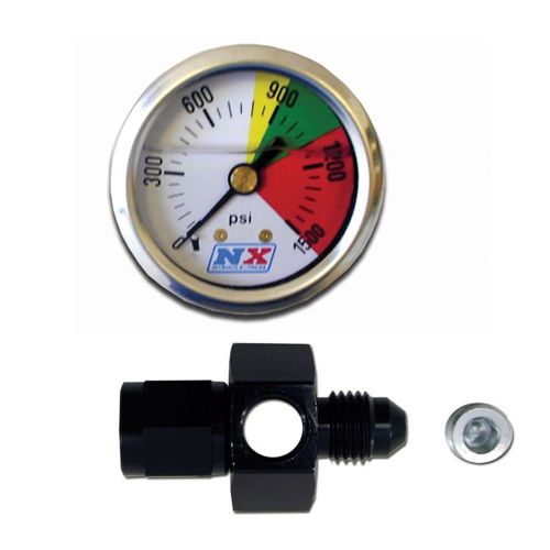 Nitrous express 15510 nitrous flo-thru; nitrous pressure gauge