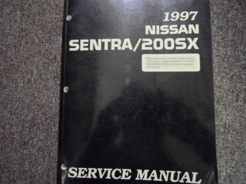 1997 nissan sentra 200sx service repair shop manual factory oem book 97 workshop