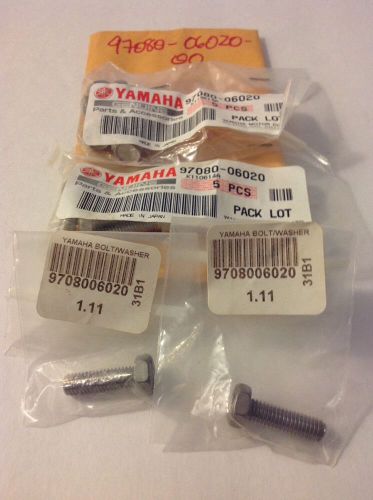 Qty (12). yamaha 97080-06020-00 bolt