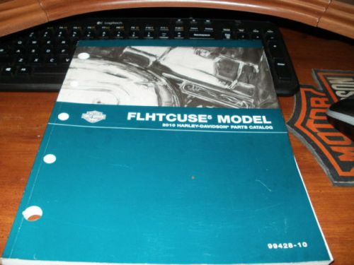 Harley davidson 2010 flhtcuse  parts book 99428-10, mint, nr