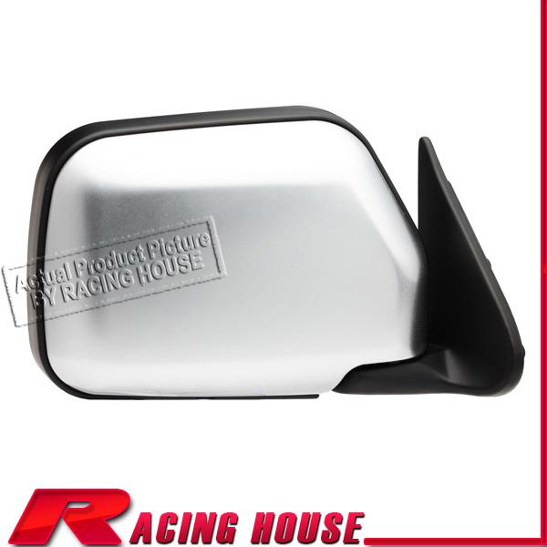 90-95 toyota 4runner manual chrome no vent mirror right hand passenger rear view