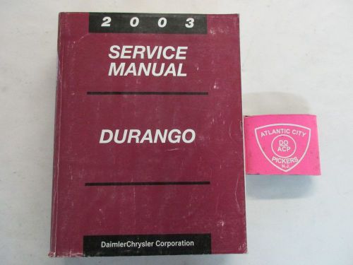 2003 dodge durango service shop repair manual