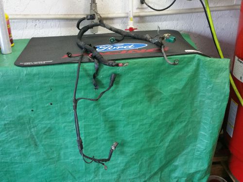 1998 mustang (engine bay) battery, starter cable, 02 sensor, wiring harness nice