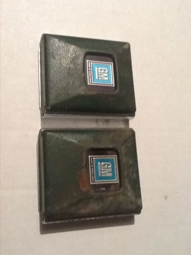 Gm  seat belt buckles  pair  70&#039;s