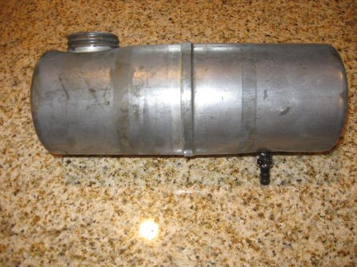 Vintage go kart minibike gas engine steel round tank west bend mcculloch