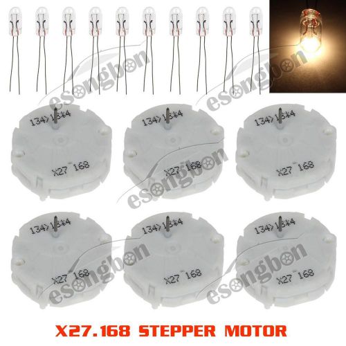 6xstepper motor gauge speedometer x25.168 x27.168 instrument bulbs for chevrolet