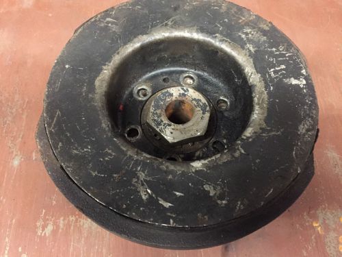 1937-1950 chrysler desoto dodge harmonic balancer, pulley, hub, &amp; nut