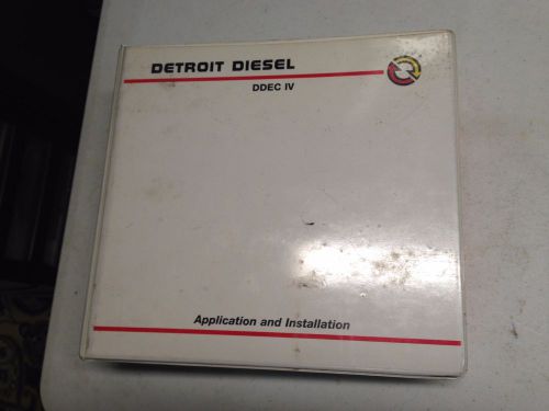 Detroit diesel ddec iv application and installation manual
