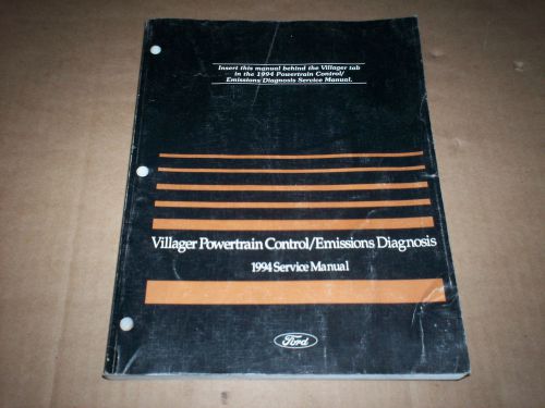 1994 mercury villager service manual - power train control / emissions 3.0 ford