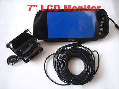 7&#034;color monitor+car reversing camera rearview back up system rear view backup