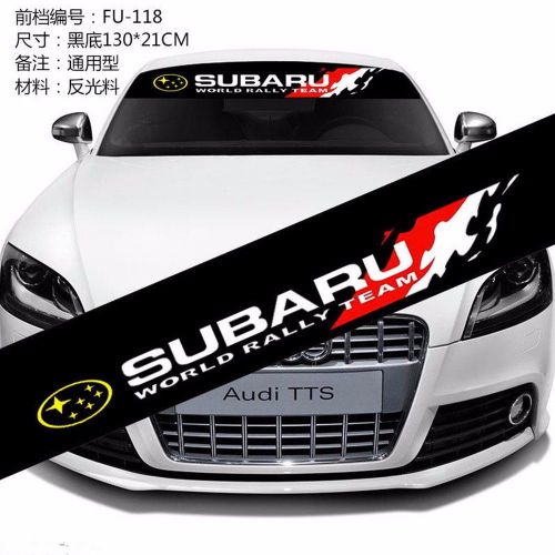 Hot front windshield banner decal vinyl car stickers for subaru auto accessories