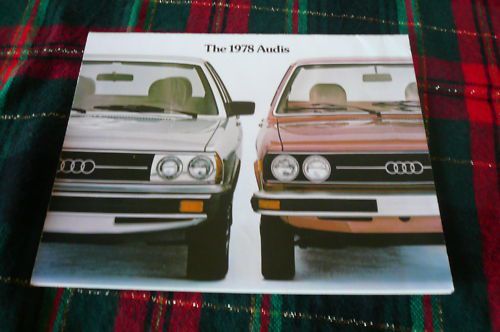 1978 audi sales brochure - vintage