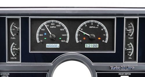 Dakota digital 84-87 buick regal grand national analog gauges vhx-84b-reg-k-w