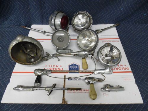 Rare vintage driving light spotlight large parts lot unity guide and more