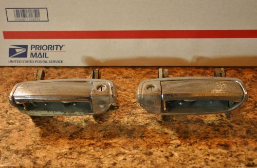 1961 62 63 chrysler imperial front driver &amp; passenger side exterior door handles