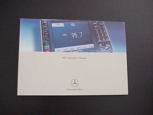 02 03 04 mercedes ml350 ml500   navigation owners manual  .oem