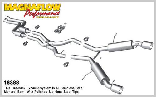 Magnaflow 16388 bmw 335i stainless cat-back system performance exhaust