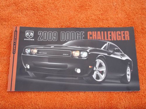 Dodge challenger inaugural 2009 dealer brochure catalog oem nos