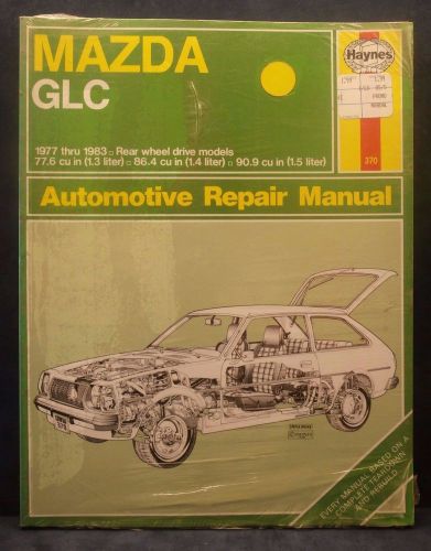 Haynes repair manual 370. mazda glc 1977 thru 1983. rear wheel drive models