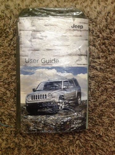 2014 jeep patriot user guide owners manual set 14 w/case new