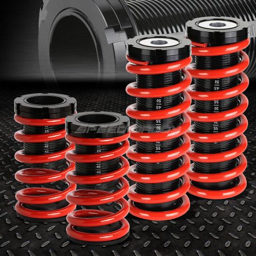 1-3&#034; adjustable coilover suspension lowering spring for 00-05 mit eclipse 3g red