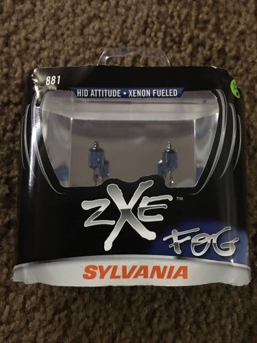 Sylvania silver star zxe 881 27w two bulb fog light lamp upgrade performance dot