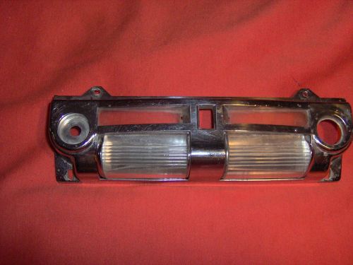 1946 1947 1948 ford &amp; mercury chrome radio face plate - town &amp; country