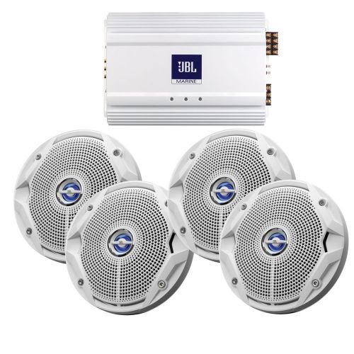 Jbl audio ms6520-x2/ma6004 jbl ms6520 &amp; ma6004 package 2 x 6.5&#034; speakers...
